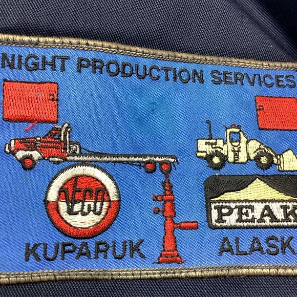 Vintage Peak Alaska Oil 80s/90s zip up jacket - Picture 2 of 7